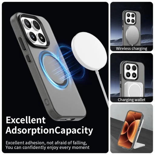 Techsuit - CandyCase MagSafe - Xiaomi 17 - Čierne puzdro - 3