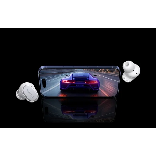 WS220 Dots Slúchadlá biele UGREEN - 6