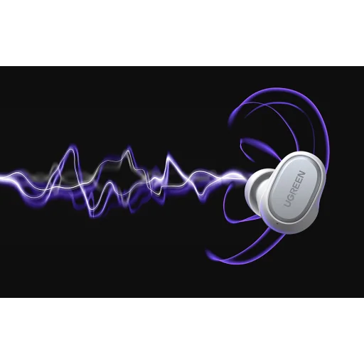 WS220 Dots Slúchadlá biele UGREEN - 7