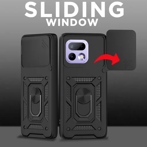 Techsuit - CamShield Series - Realme 16 Pro - Fekete tok - 3