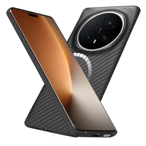 Techsuit - Aramid Fiber MagSafe - Honor Magic8 Pro puzdro - čierne - 1