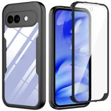Techsuit - Séria ColorVerse 360 + Ochranné sklo - Google Pixel 10a - Čierne puzdro