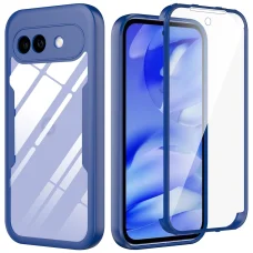 Techsuit - séria ColorVerse 360 + ochrana displeja - Google Pixel 10a - modré puzdro