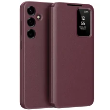 Techsuit - séria SmartView - Samsung Galaxy A37 5G - červené flipové puzdro