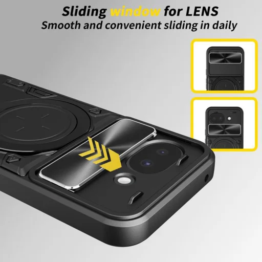 Techsuit - CamGuard Pro - Google Pixel 10a - Modrý kryt - 2