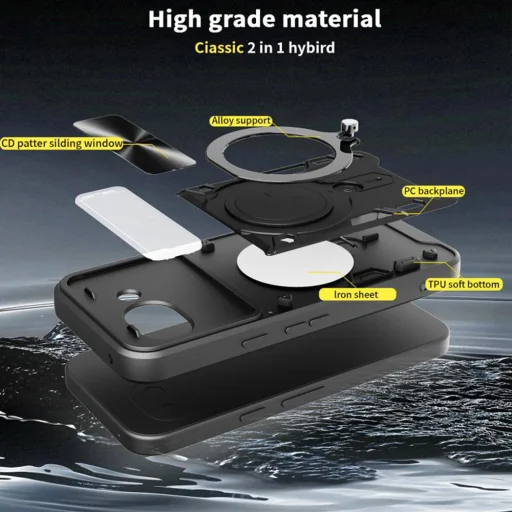 Techsuit - CamGuard Pro - Google Pixel 10a - Modrý kryt - 3