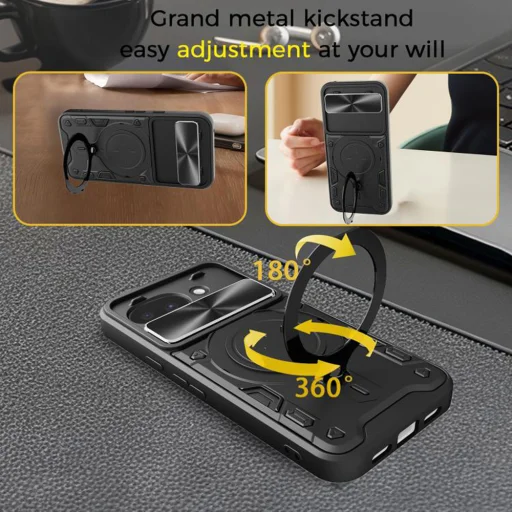 Techsuit - CamGuard Pro - Google Pixel 10a - Modrý kryt - 5