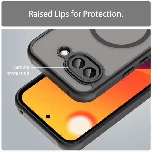 Techsuit - HaloFrost II MagSafe - Google Pixel 10a - Čierne puzdro - 5