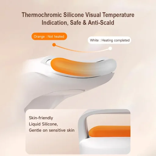 Deerma - Szempilla Göndörítő (JM01) - Bionikus, Fűthető, 3 Állítható Beállítás, 400mAh, 2W, Vizualis Hőmérséklet Jelző - Fehér - 6