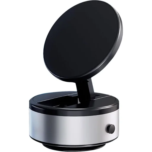 MagSafe kompatibilný elektrický vákuový držiak do auta, strieborný - 2