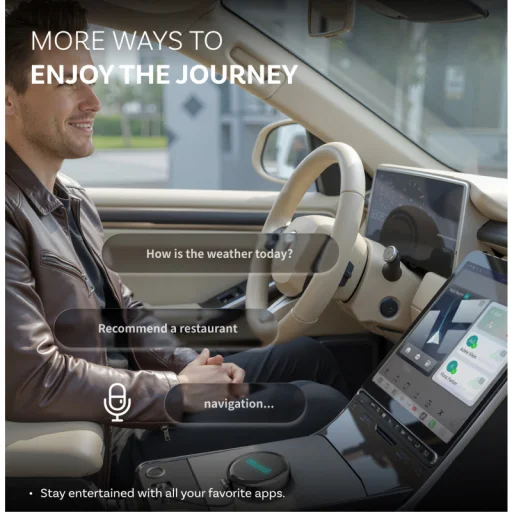 Bezdrôtový adaptér CarPlay / Android Auto Ottocast OttoAibox P3 Pro pre sériu iPhone / Android, čierny PCS61-T - 8