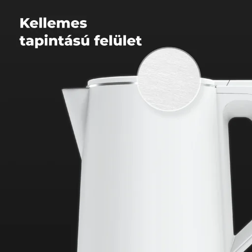 AENO AEK0002 EK2 rýchlovarná kanvica, 2200 W, objem 1,5 litra, dvojstenná, LED displej, biela - 12