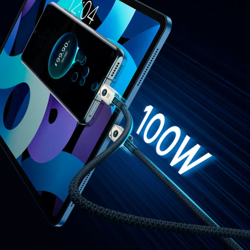 Kábel USB-C na USB-C Baseus Unbreakable, 100W, 5A, 2m, biely P10355800221-01 - 5