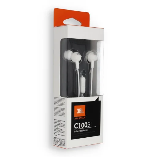 JBL C100Si káblové slúchadlá Jack 3,5 mm biele - 6