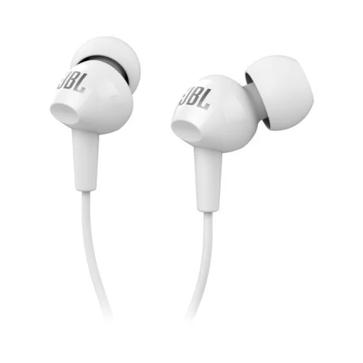 JBL C100Si káblové slúchadlá Jack 3,5 mm biele - 1