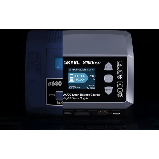SkyRC S100neo AC/DC Inteligentná balančná nabíjačka - 7