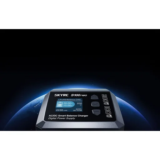 SkyRC S100neo AC/DC Intelligens Balance Töltő - 6