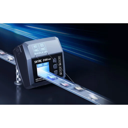 SkyRC S100neo AC/DC Intelligens Balance Töltő - 8