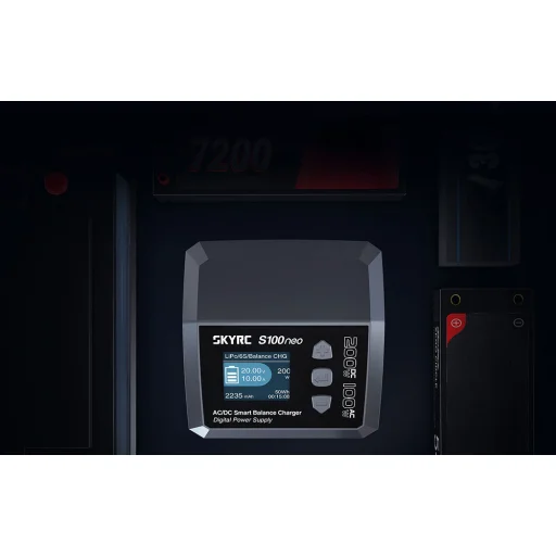 SkyRC S100neo AC/DC Intelligens Balance Töltő - 10