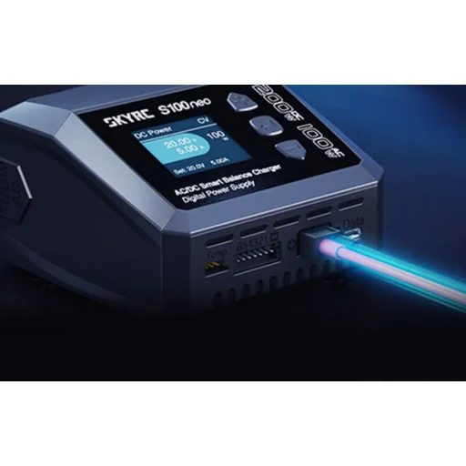 SkyRC S100neo AC/DC Intelligens Balance Töltő - 11