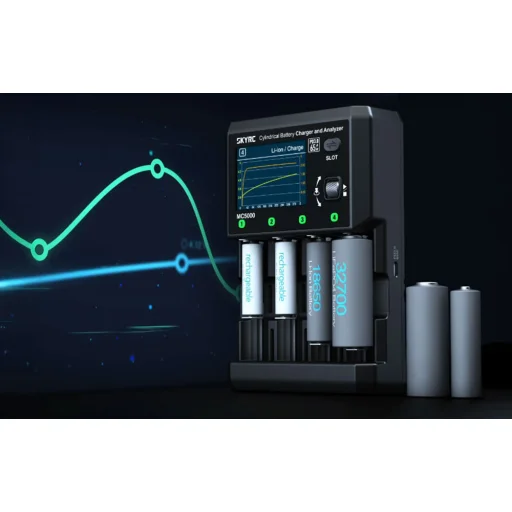 SkyRC MC5000 nabíjačka a analyzátor valcových batérií - 6