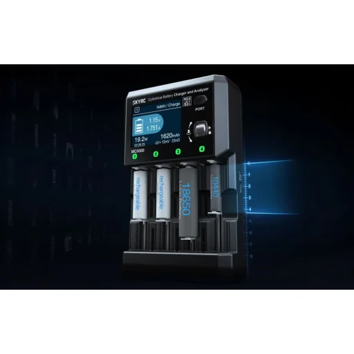 SkyRC MC5000 nabíjačka a analyzátor valcových batérií - 4