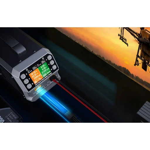 SkyRC PC1080neo dvojkanálová nabíjačka lítiových akumulátorov - 6