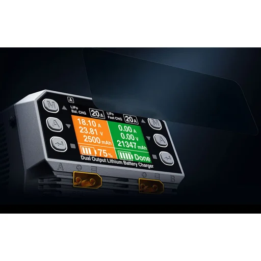 SkyRC PC1080neo Kétcsatornás Lítium Akkumulátor Töltő - 8