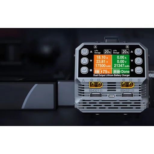 SkyRC PC1080neo dvojkanálová nabíjačka lítiových akumulátorov - 10