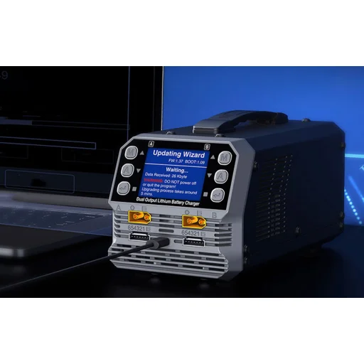 SkyRC PC1080neo dvojkanálová nabíjačka lítiových akumulátorov - 12