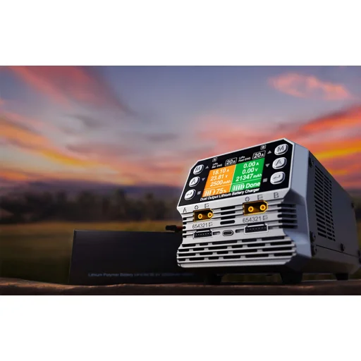 SkyRC PC1080neo dvojkanálová nabíjačka lítiových akumulátorov - 4