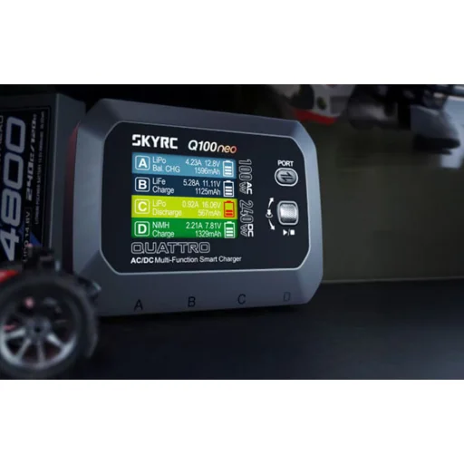 SkyRC Q100neo AC/DC Multifunkčná inteligentná nabíjačka - 5