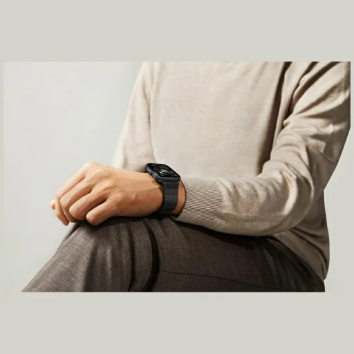 Apple Watch 10/11 42mm PITAKA Air puzdro čierno-sivé - 6