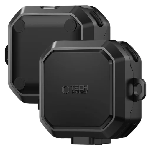 Tech-protect Carbonox Magsafe puzdro na Samsung Galaxy Buds 4 / 4 Pro čierne - 3