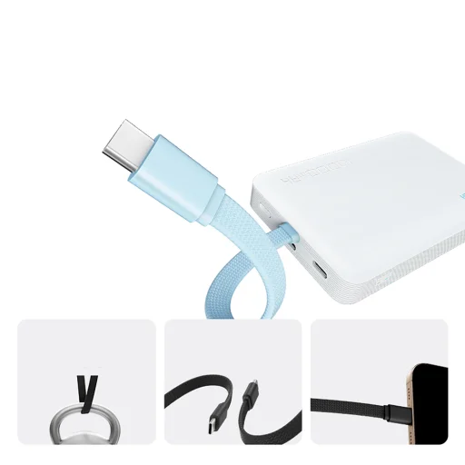 Cuktech CP132ML 10000 mAh magnetická powerbanka - biela - 2