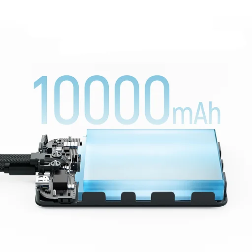 Cuktech CP132ML 10000 mAh magnetická powerbanka - biela - 3