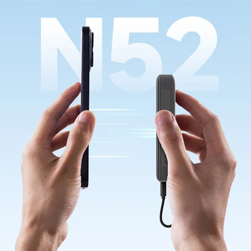 Cuktech CP132ML 10000 mAh magnetická powerbanka - biela - 7