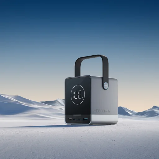 Cuktech Powerbank 300W 40000mAh s bezdrôtovým nabíjaním 2x USB-C + 2x USB-A - Čierna - 12