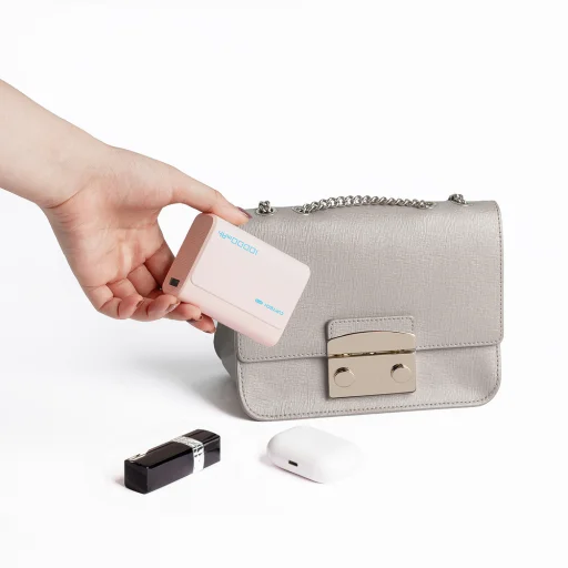 Powerbank Cuktech CP13 30W 10000mAh USB-C + USB-A - ružová - 4