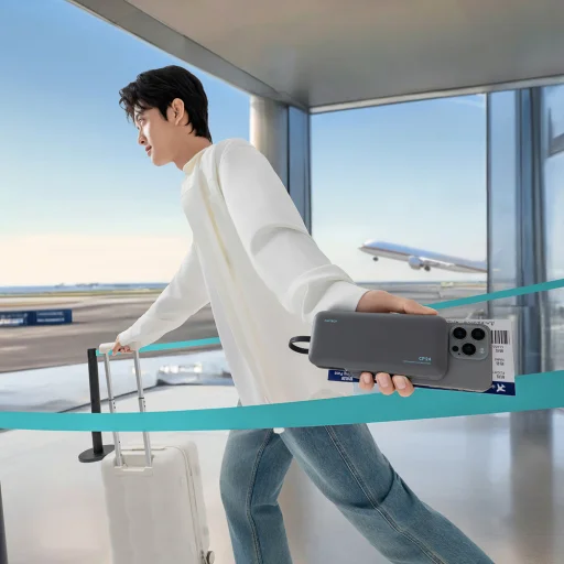 Cuktech LPB200N 40W 20000mAh Powerbank so vstavaným káblom - Sivá - 15