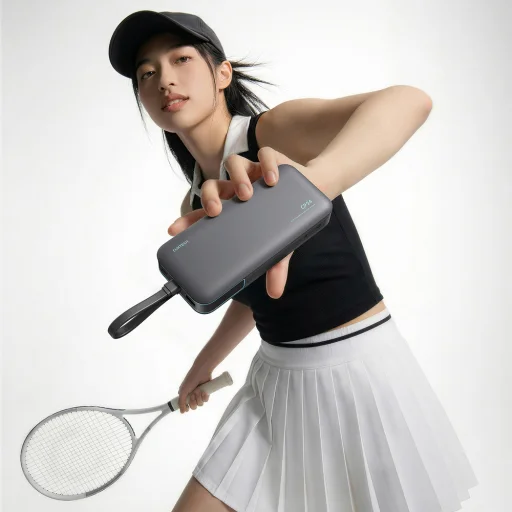 Cuktech LPB200N 40W 20000mAh Powerbank so vstavaným káblom - Sivá - 18