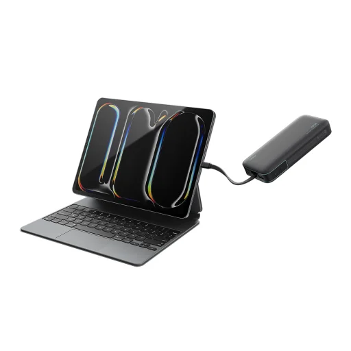 Cuktech LPB200N 40W 20000mAh Powerbank so vstavaným káblom - Sivá - 6