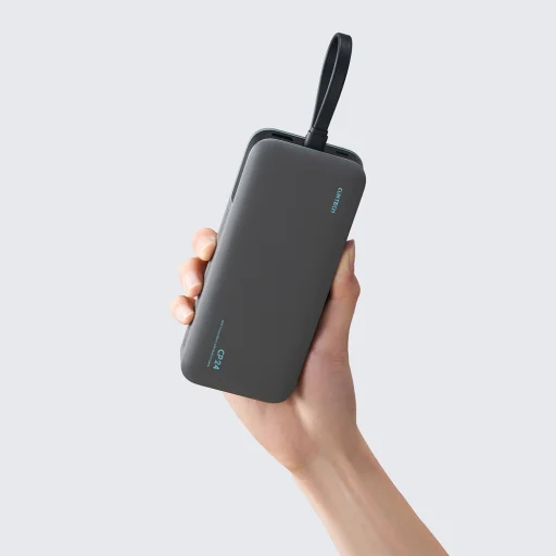 Cuktech LPB200N 40W 20000mAh Powerbank so vstavaným káblom - Sivá - 7