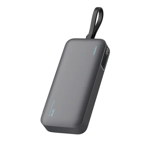 Cuktech LPB200N 40W 20000mAh Powerbank so vstavaným káblom - Sivá - 1