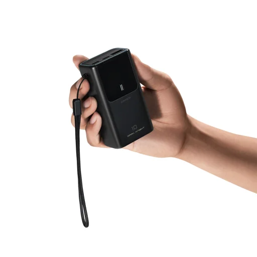 Cuktech PB1055 55W 10000mAh Powerbanka - sivá - 2