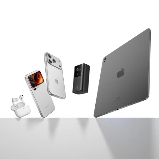 Cuktech PB1055 55W 10000mAh Powerbanka - sivá - 5