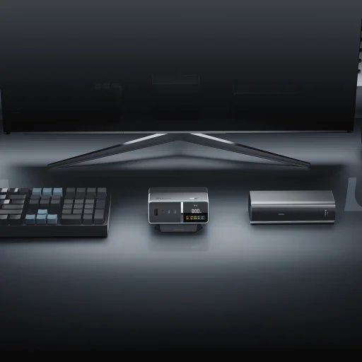 Cuktech TA3005U 300W nabíjacia stanica 5 v 1 s digitálnym displejom - strieborná - 17