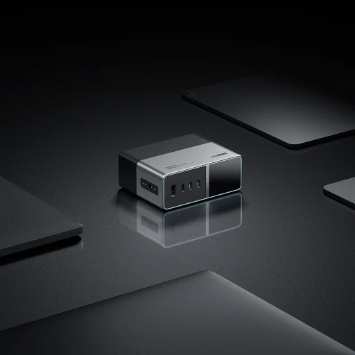 Cuktech TA3005U 300W nabíjacia stanica 5 v 1 s digitálnym displejom - strieborná - 20