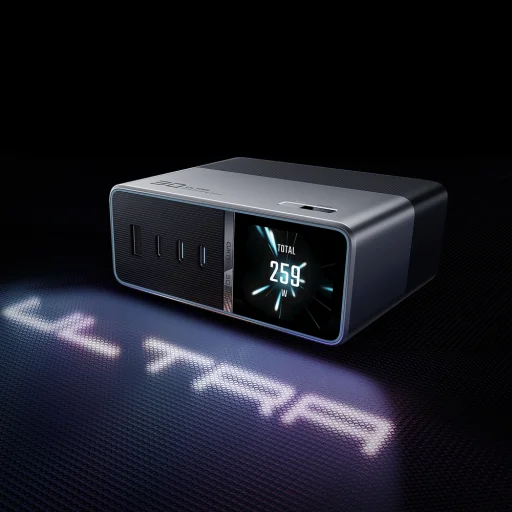 Cuktech TA3005U 300W nabíjacia stanica 5 v 1 s digitálnym displejom - strieborná - 22