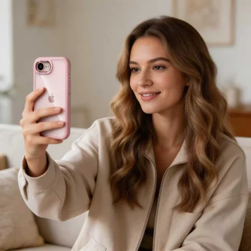 iPhone 16e / 17e Tech-protect Magmat tok Rózsaszín/Átlátszó - 5